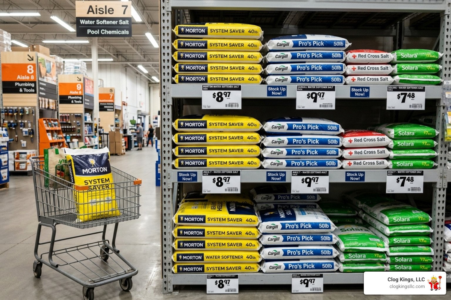 cheapest place to buy water softener salt