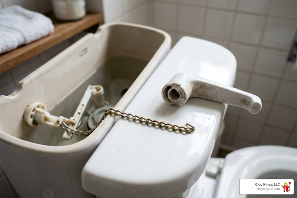 broken toilet handle repair