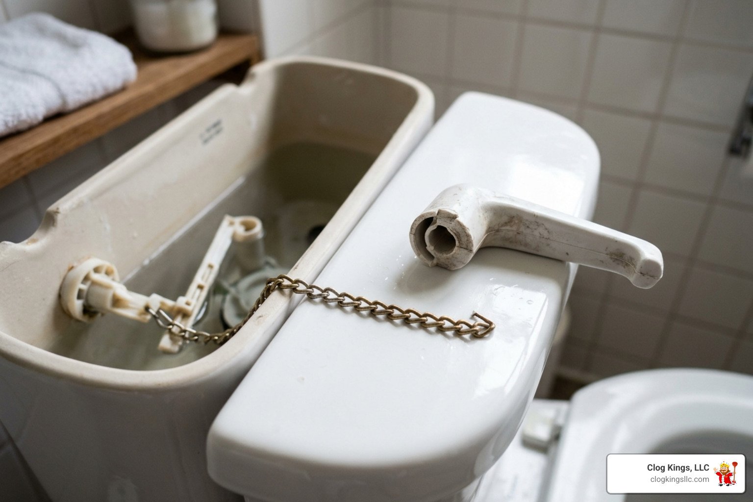 broken toilet handle repair