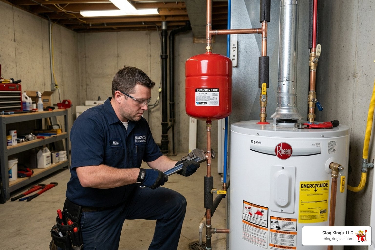 adding an expansion tank to water heater