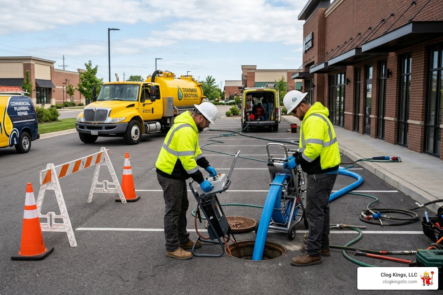 commercial sewer line repair