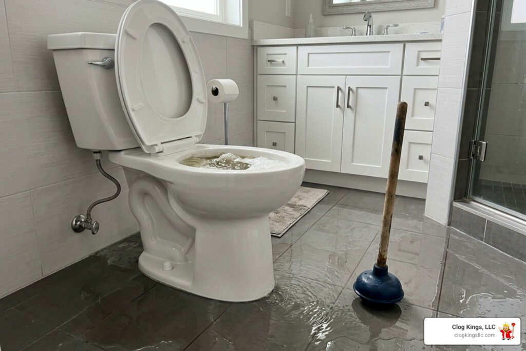 clogged toilet repair near me