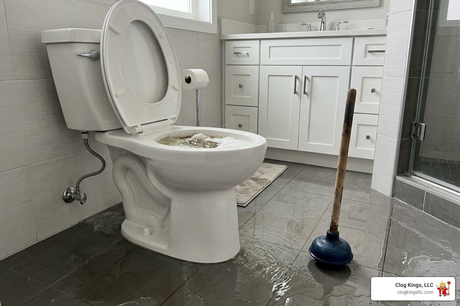 clogged toilet repair near me