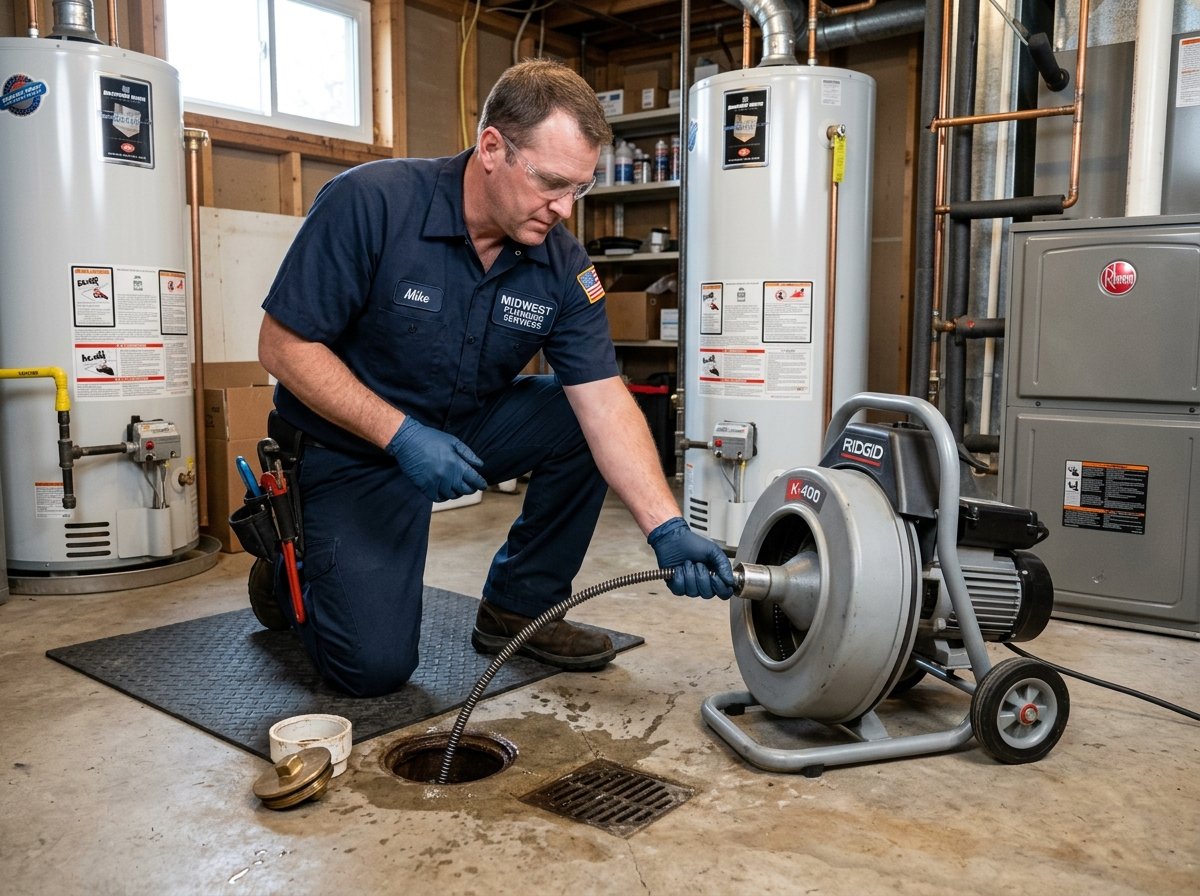 clogged drain rooter service